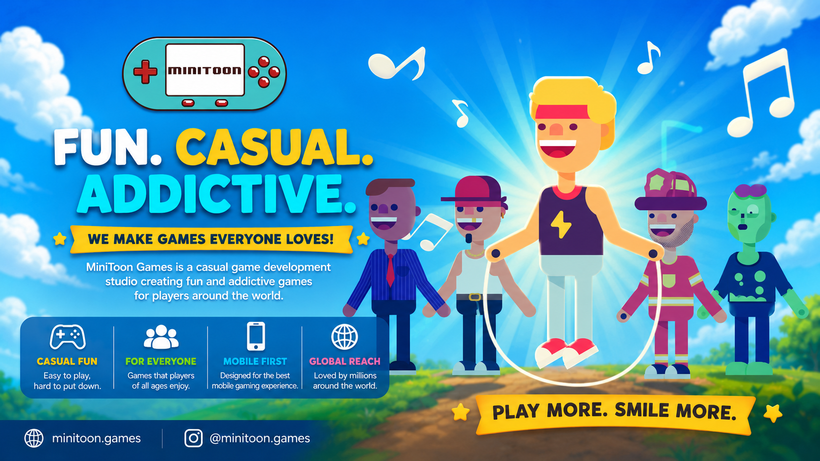 Minitoon.Games promotional banner